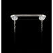 Signature Sterling 12 Light 58 inch Silver Linear Chandelier Ceiling Light in Radiance