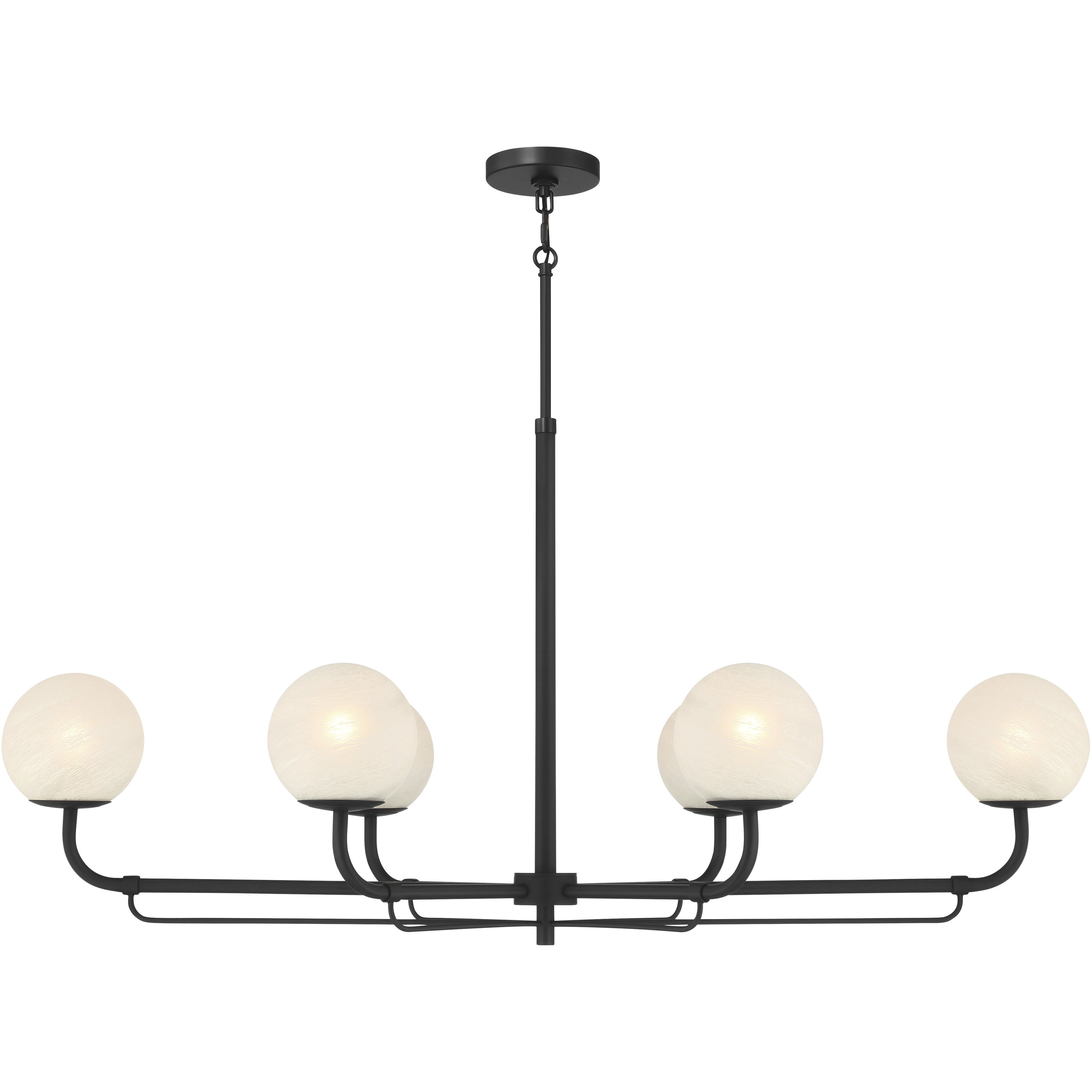 Whitehall Island Light Ceiling Light in Dark Matte Black