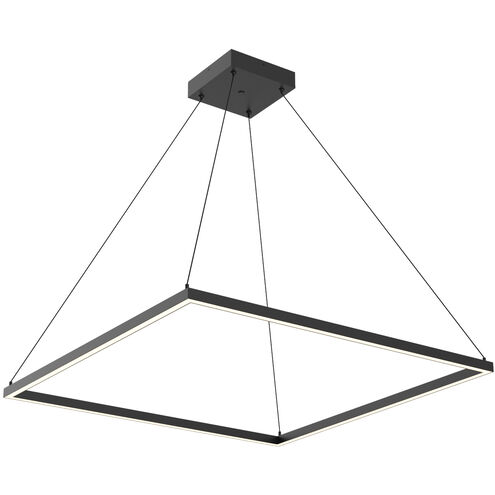 Piazza LED 35.38 inch Black Pendant Ceiling Light