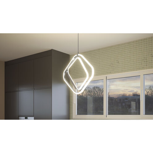 Oshry LED 14 inch Polished Chrome Mini Pendant Ceiling Light