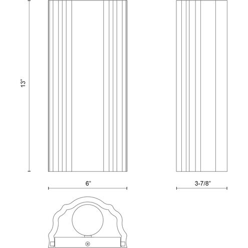 Martine 2 Light 6 inch Antique White Bath Vanity Light Wall Light