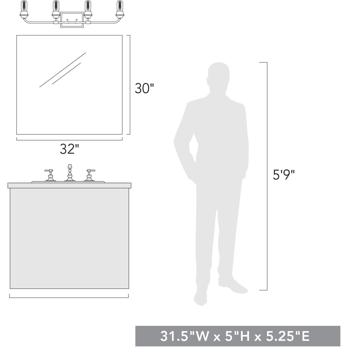 Ormond Vanity Wall Light