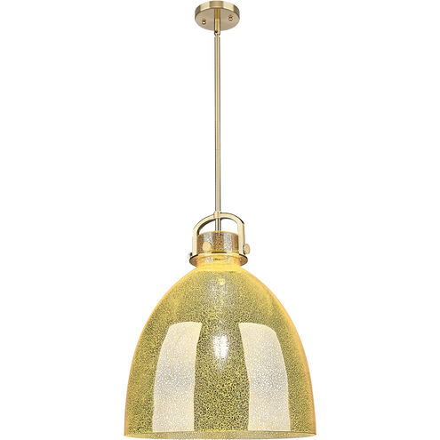 Downtown Urban Newton Bell 1 Light 16 inch Champagne Bronze Pendant Ceiling Light in Mercury