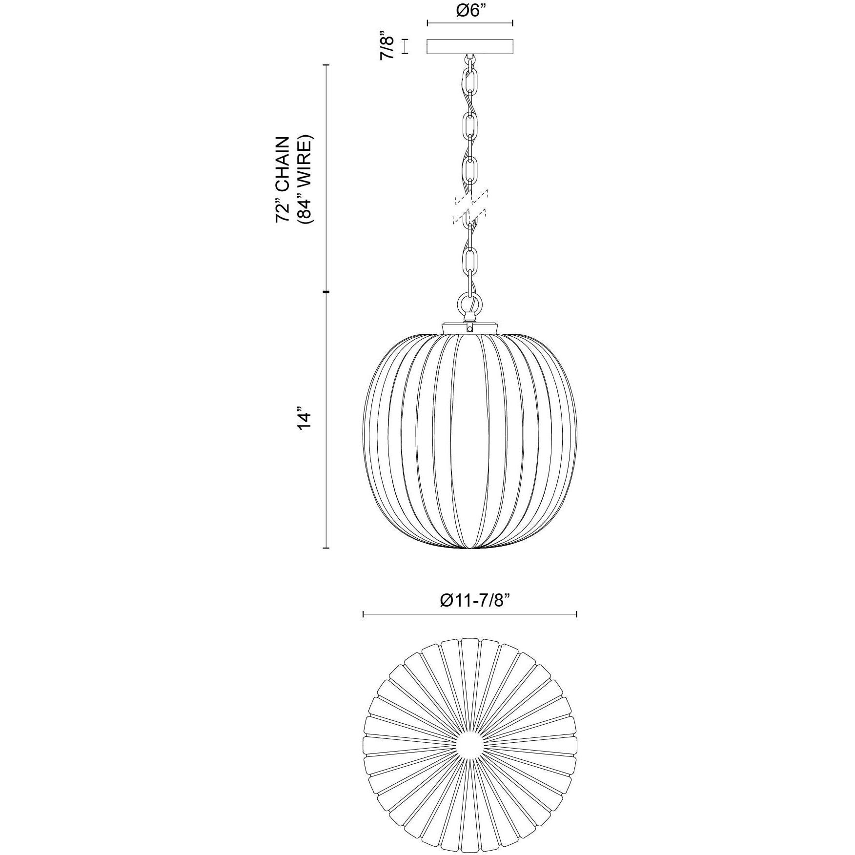 Alora Mood Cherise Pendant Ceiling Light in Matte Black