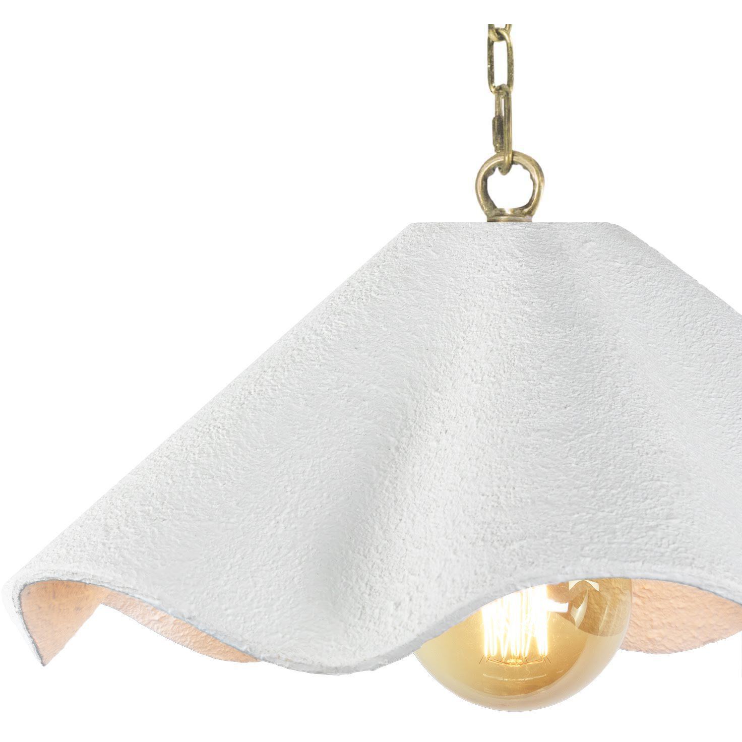 Marisol 1 Light 14.75 inch White Pendant Ceiling Light, Small