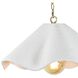 Marisol 1 Light 14.75 inch White Pendant Ceiling Light, Small