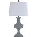 Basilica Sky 13 inch 100 watt Weathered Gray Blue and White Table Lamp Portable Light