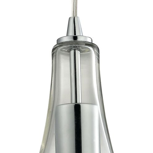 Orbital 1 Light 10 inch Polished Chrome Mini Pendant Ceiling Light