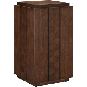 Dorian 25.5 X 14 inch Kona and Black Accent Table