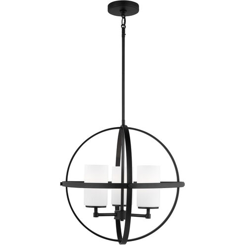 Alturas LED 19 inch Midnight Black Chandelier Ceiling Light