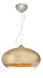Brio 1 Light Satin Nickel Pendant Ceiling Light in Gold Foil Glass, Halogen