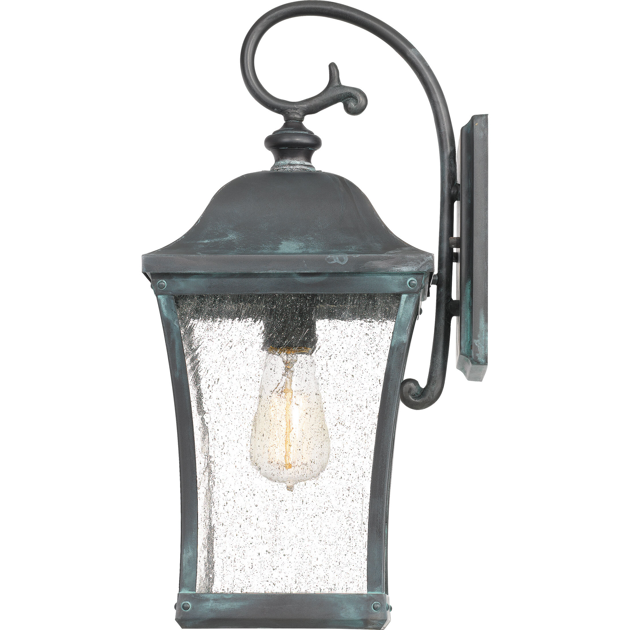 Bardstown 1 Light 18 inch Aged Verde Outdoor Wall Lantern
