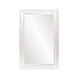 Avery 42 X 28 inch Glossy White Wall Mirror