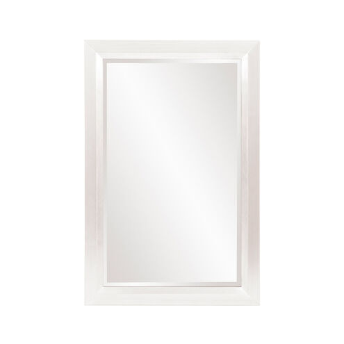 Avery 42 X 28 inch Glossy White Wall Mirror