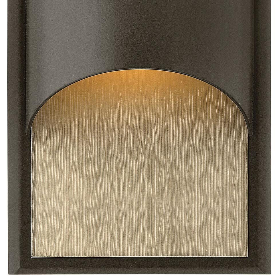 Cascade Outdoor Wall Mount Lantern in Bronze, Small