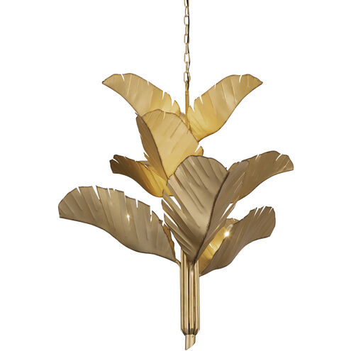 Banana Leaf 9 Light 35.00 inch Chandelier