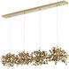 Canada 12 Light 63 inch Gold Island Lighting Ceiling Light