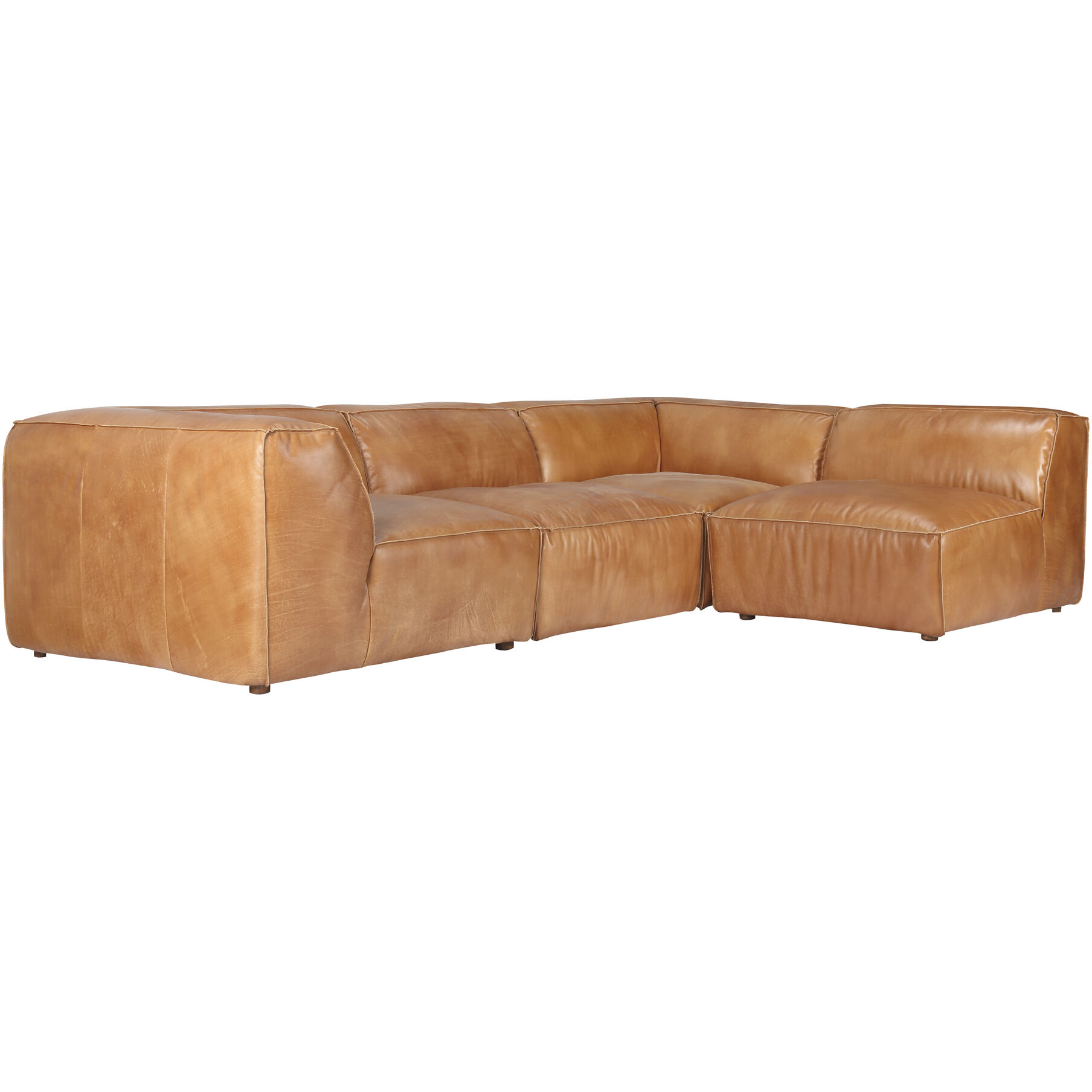 Luxe Brown Signature Modular Sectional