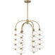 Bollavino LED 24 inch Legacy Brass Pendant Ceiling Light