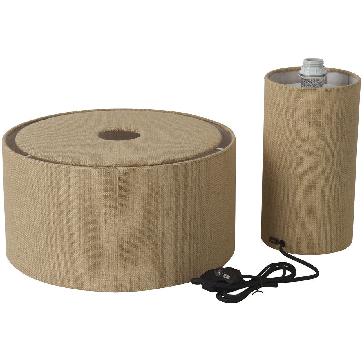 Moonlight 20 inch 22.00 watt Beige Table Lamp Portable Light