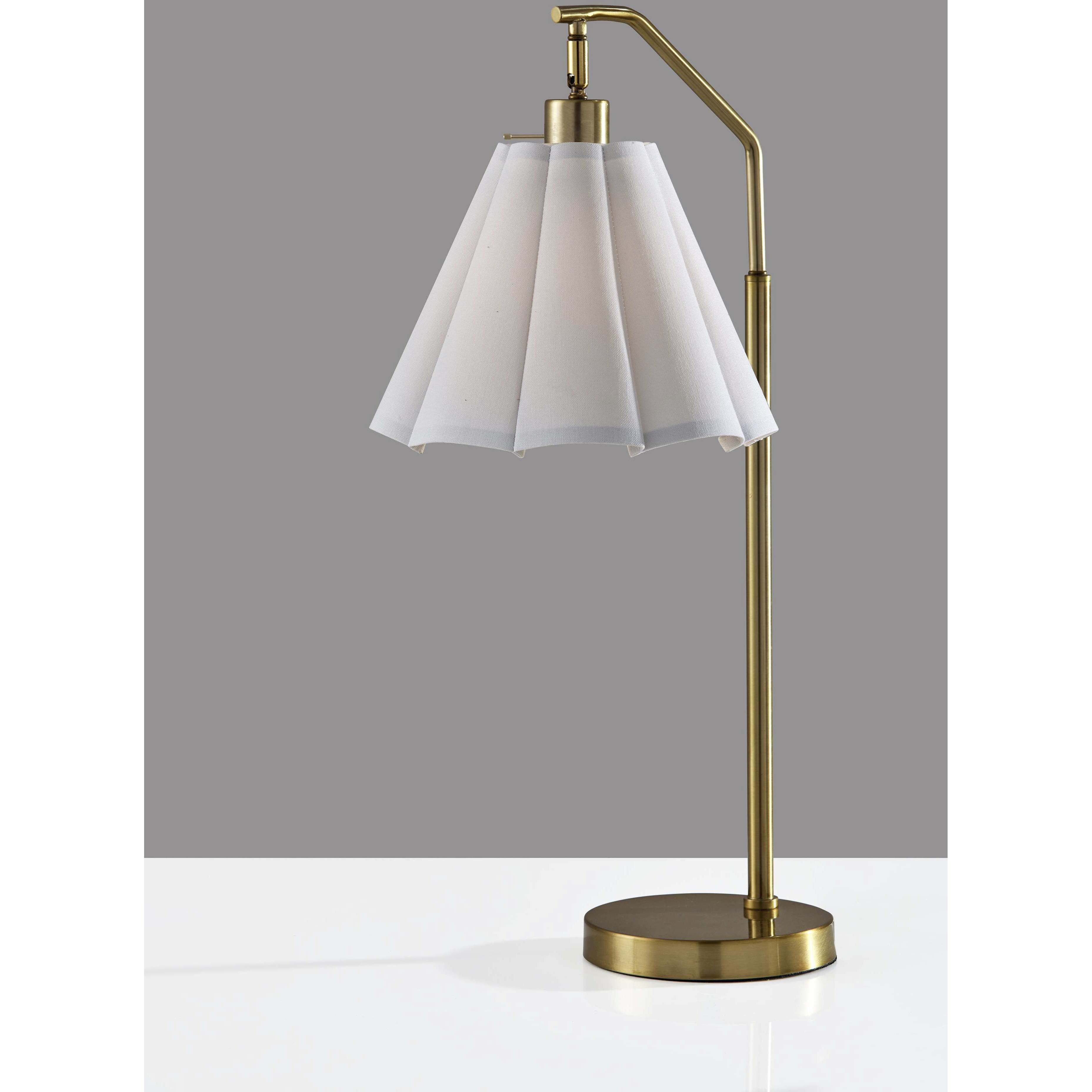 Lyra 26 inch 60.00 watt Antique Brass Table Lamp Portable Light