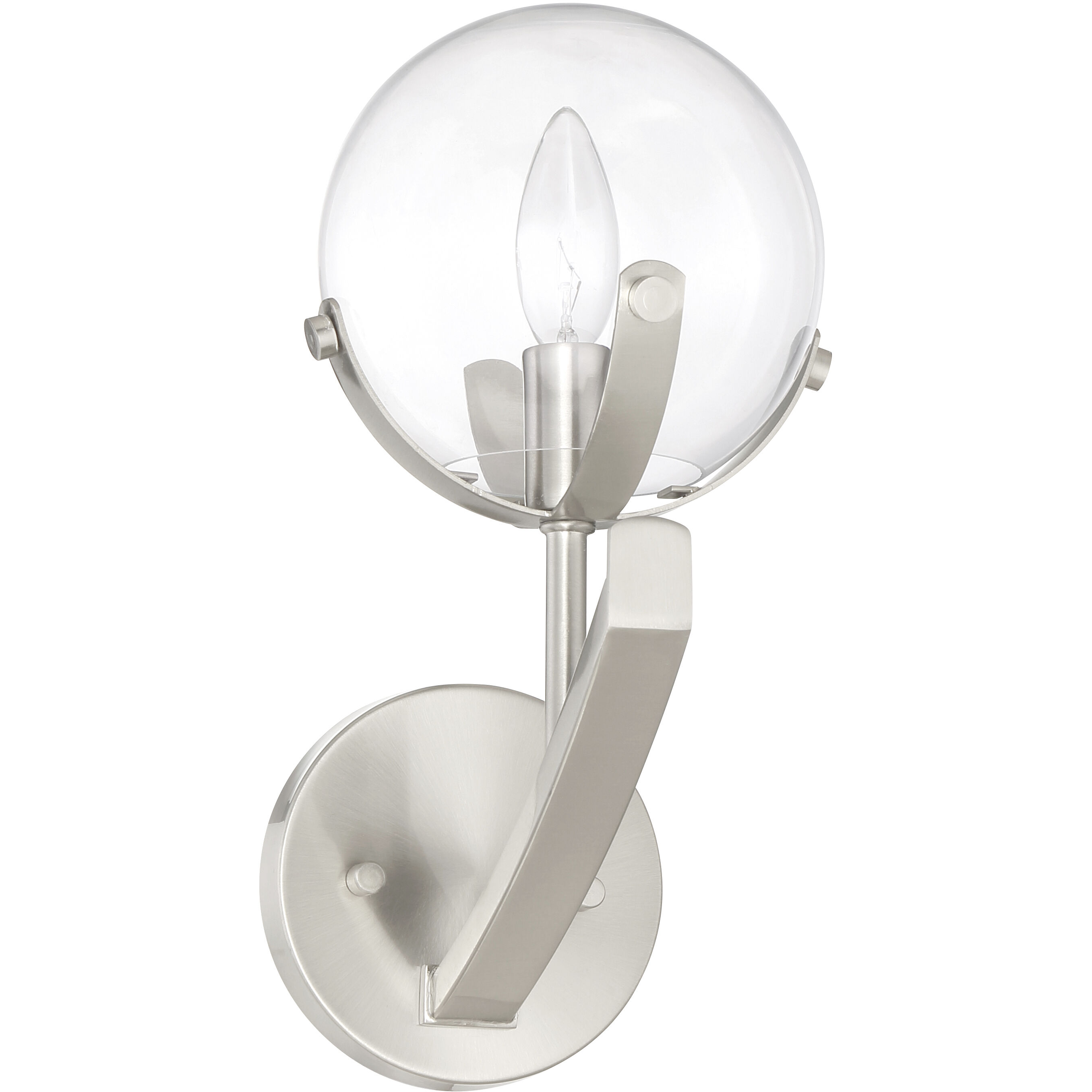 Spyglass 1 Light 6.35 inch Satin Platinum Wall Sconce Wall Light