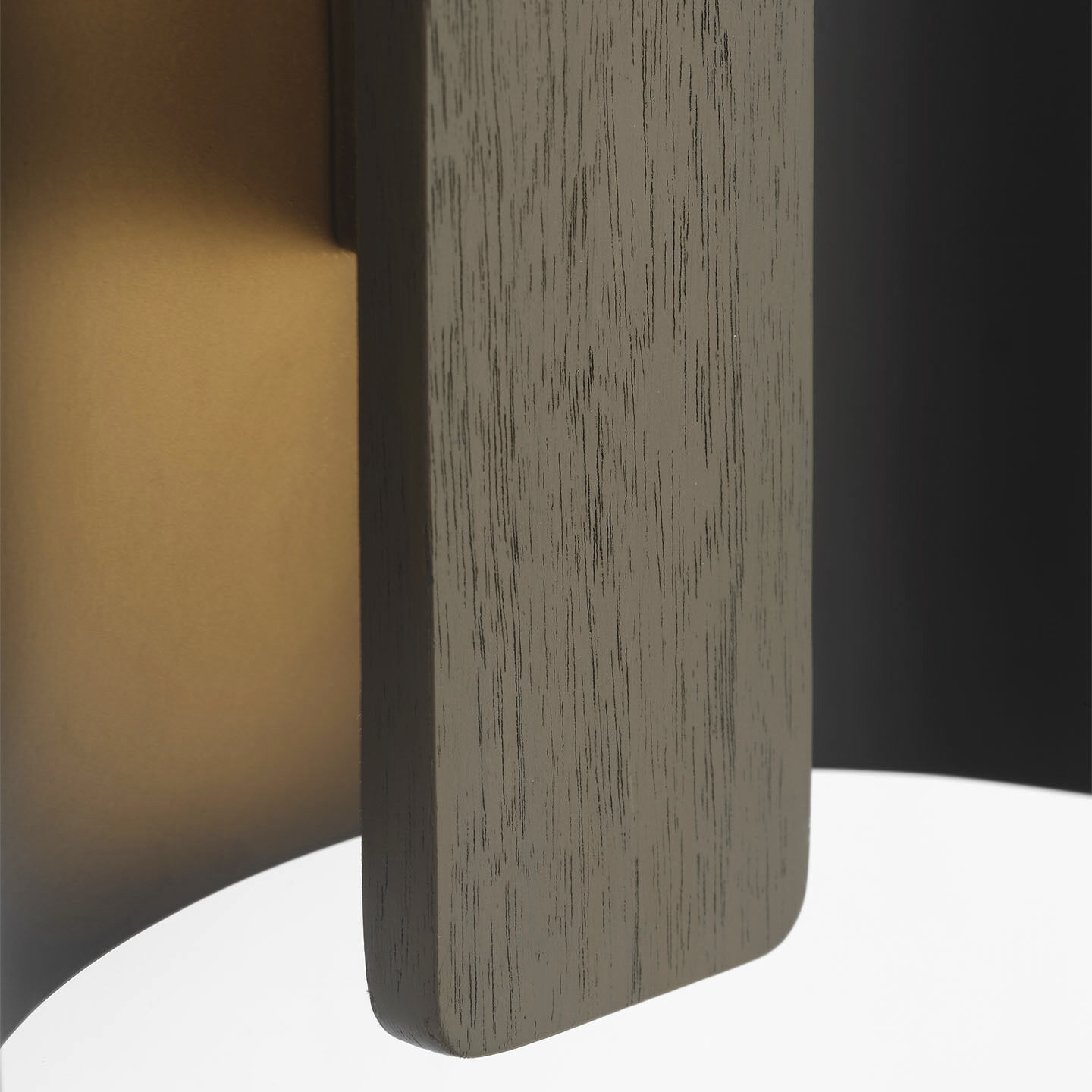 Anne-Marie Barton Remi Sconce Wall Light in Matte Carbon and Warm Walnut