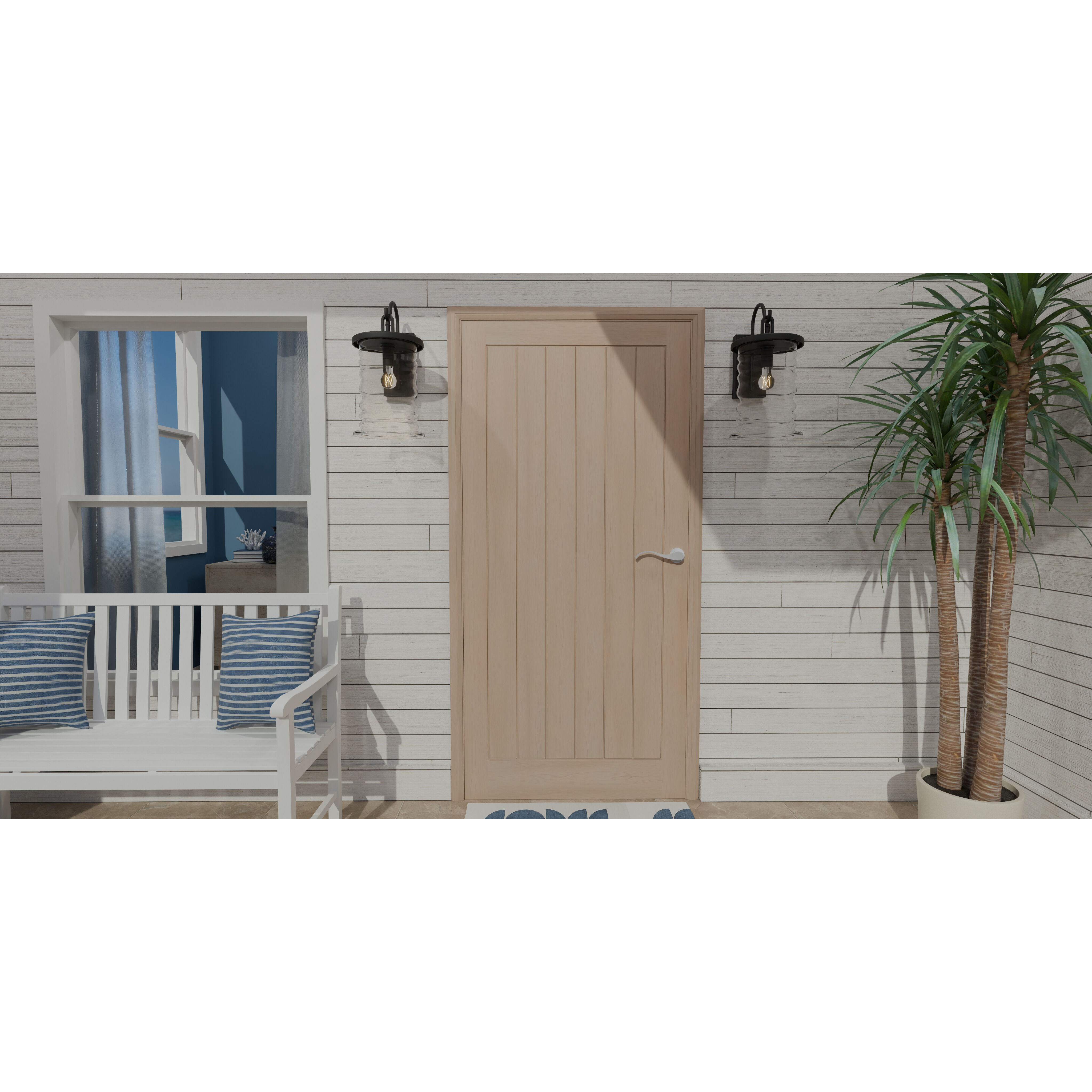 Noland 1 Light 10.5 inch Matte Black Outdoor Lantern, Large