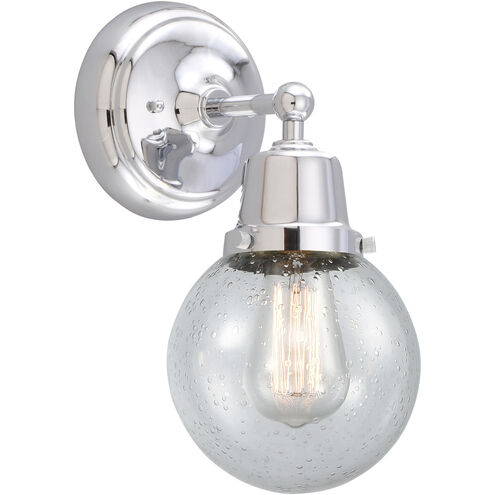 Aditi Beacon 1 Light 6 inch Polished Chrome Sconce Wall Light, Aditi
