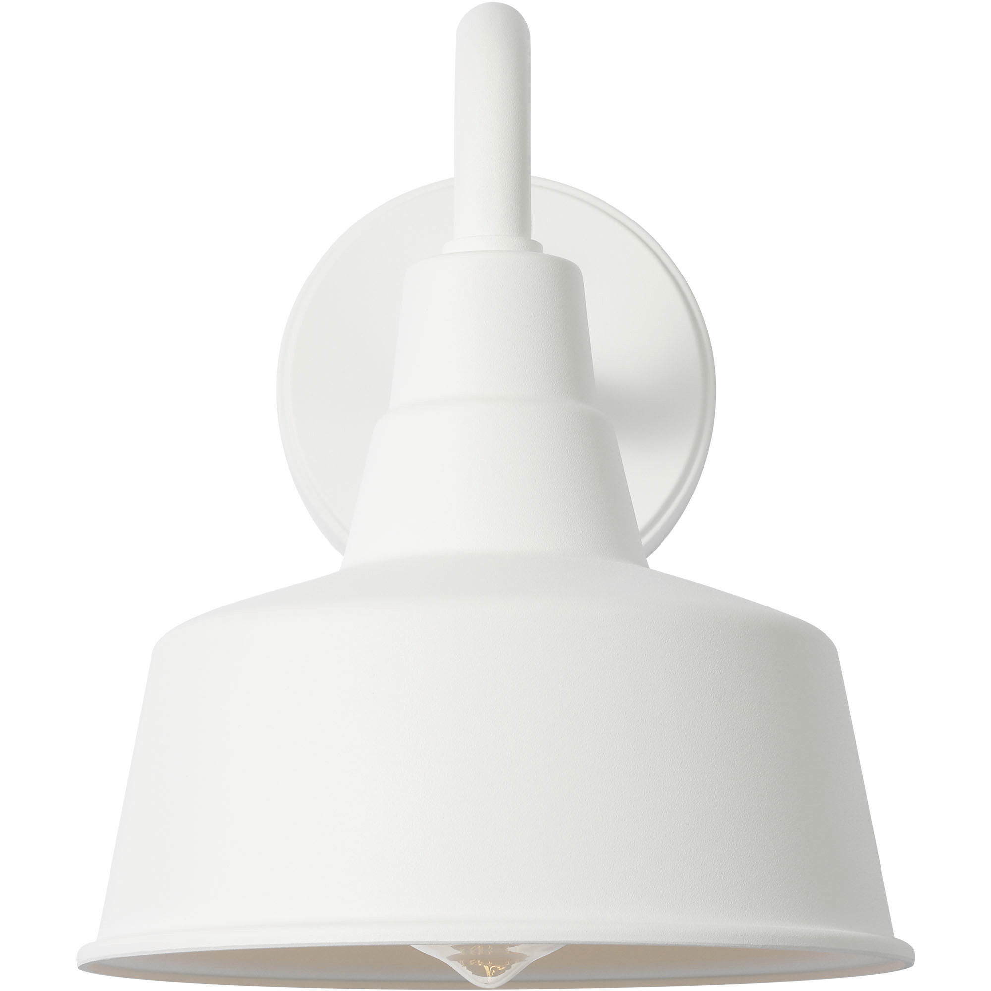 Sean Lavin Barn Light 1 Light 10 inch Outdoor Textured White Outdoor Wall Lantern