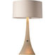 Stasis 28.3 inch 150 watt Modern Brass Table Lamp Portable Light in Flax