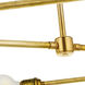 Lowcountry 6 Light Raw Brass Chandelier Ceiling Light