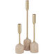 Vesta 16 X 2.5 inch Tapered Candle Holder, Set of 3