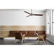 Rudolph 52 inch Brushed Nickel/Medium Maple with Medium Maple Blades Ceiling Fan