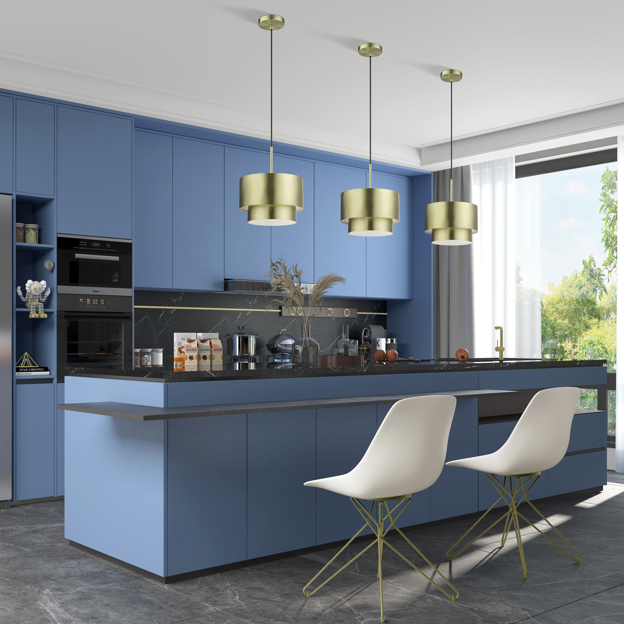 Zolana 1 Light 12 inch Antique Brass Pendant Ceiling Light