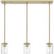 Thayer 3 Light 4.75 inch Luxe Gold Pendant Ceiling Light