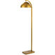 Otto 55.25 inch 60.00 watt Natural Brass Floor Lamp Portable Light