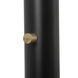 Culver 90 inch 60 watt Weathered Brass and Black Arc Floor Lamp Portable Light