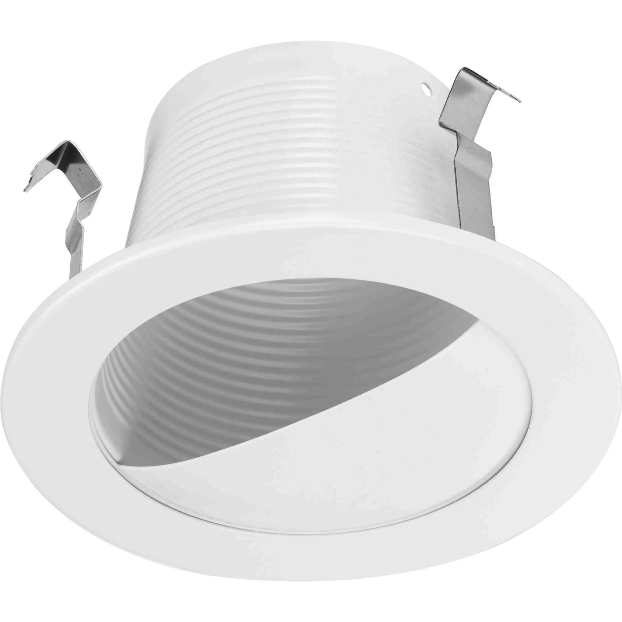 4in Recessed Trim PAR20 Satin White Wall Washer Trim