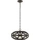 Alma 1 Light 16 inch Dark Bronze Chandelier Ceiling Light 