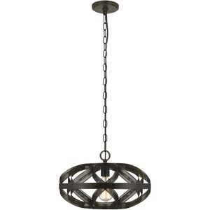 Alma 1 Light 16 inch Dark Bronze Chandelier Ceiling Light