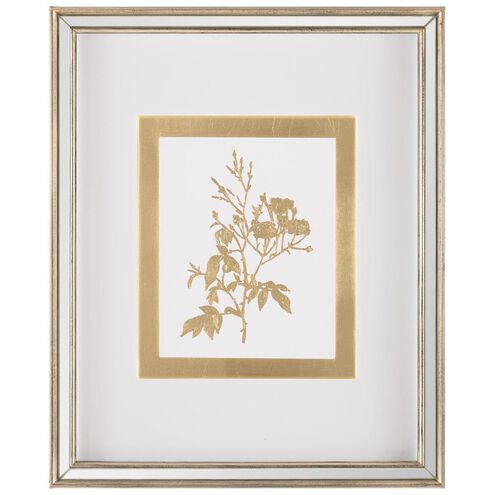 Botanicals VI Golden Wall Decor, Giclees
