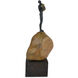 Man on Rock 18.25 X 8.75 inch Sculpture, Medium