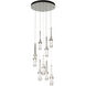 Link 9 Light 20.5 inch Sterling Pendant Ceiling Light, Round