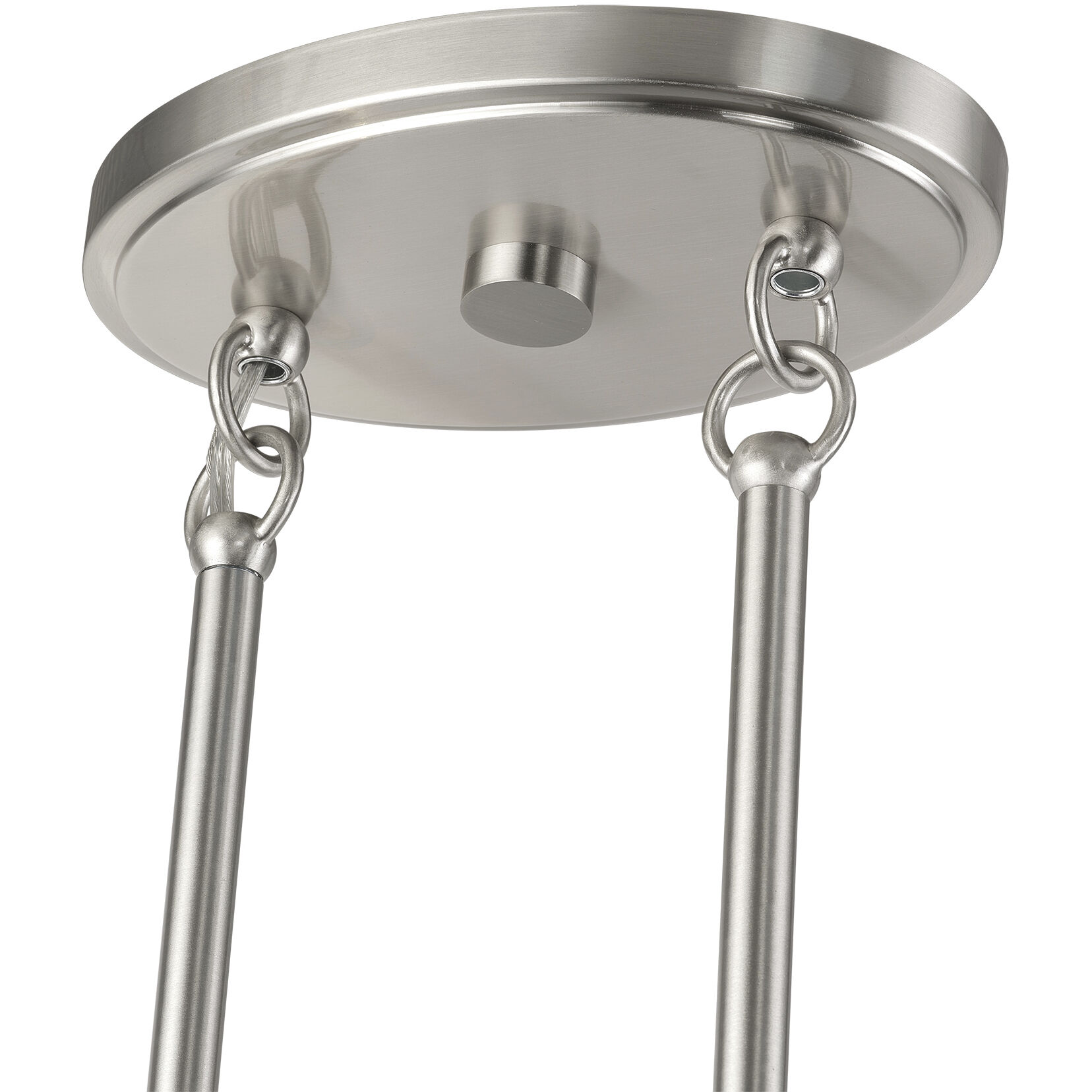 Weavington 3 Light 46 inch Brushed Nickel Linear Chandelier Ceiling Light, Extra Large