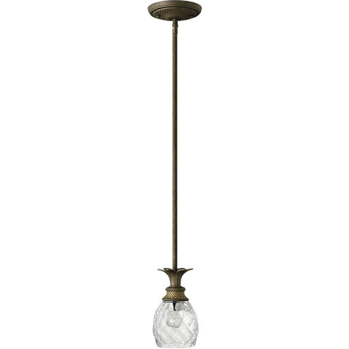 Plantation 1 Light 5 inch Pearl Bronze Indoor Mini Pendant Ceiling Light