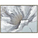 Nanette Bloom Light Blue with Gray and Antique Gold Framed Wall Art