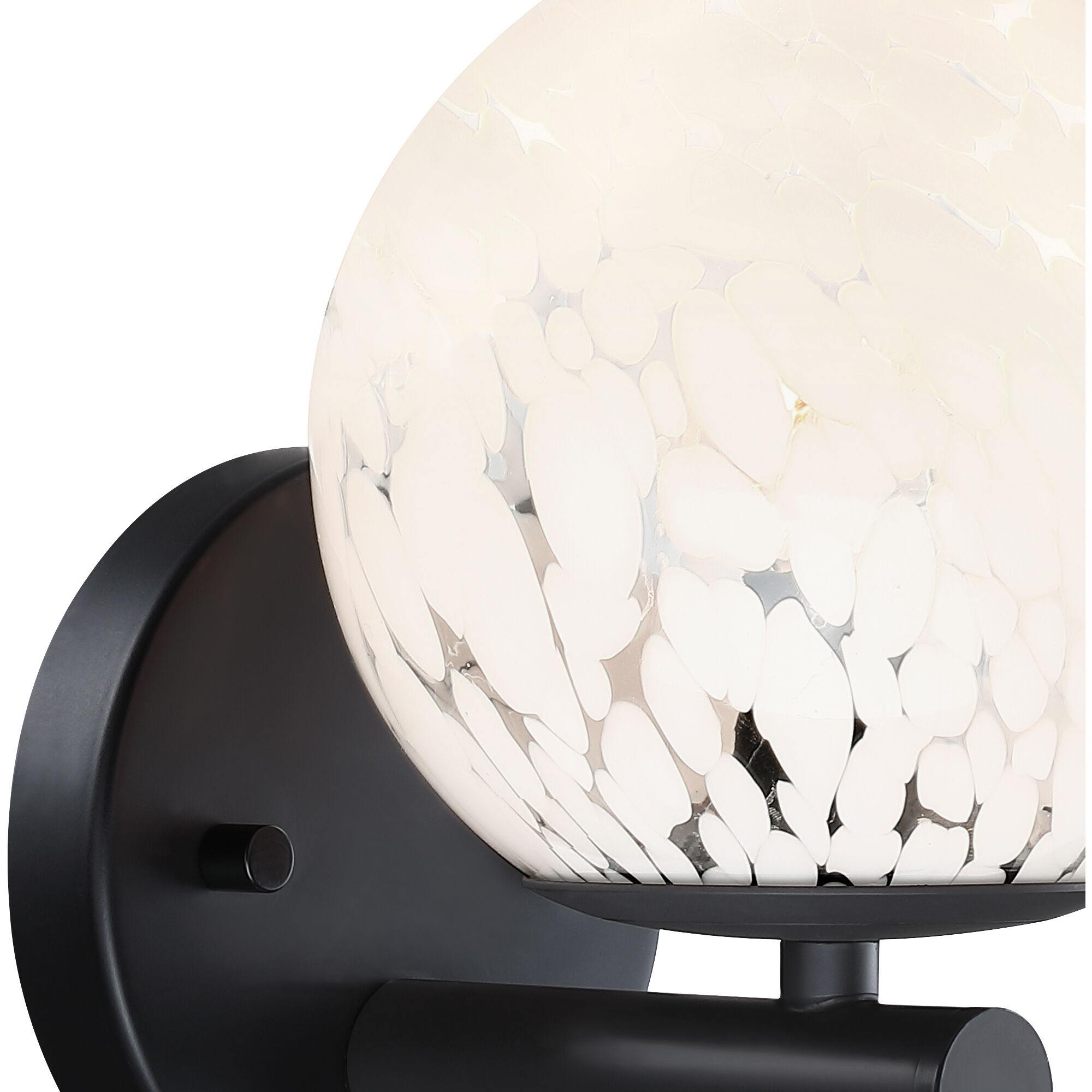 Crown Heights 1 Light 6 inch Matte Black Wall Sconce Wall Light in White