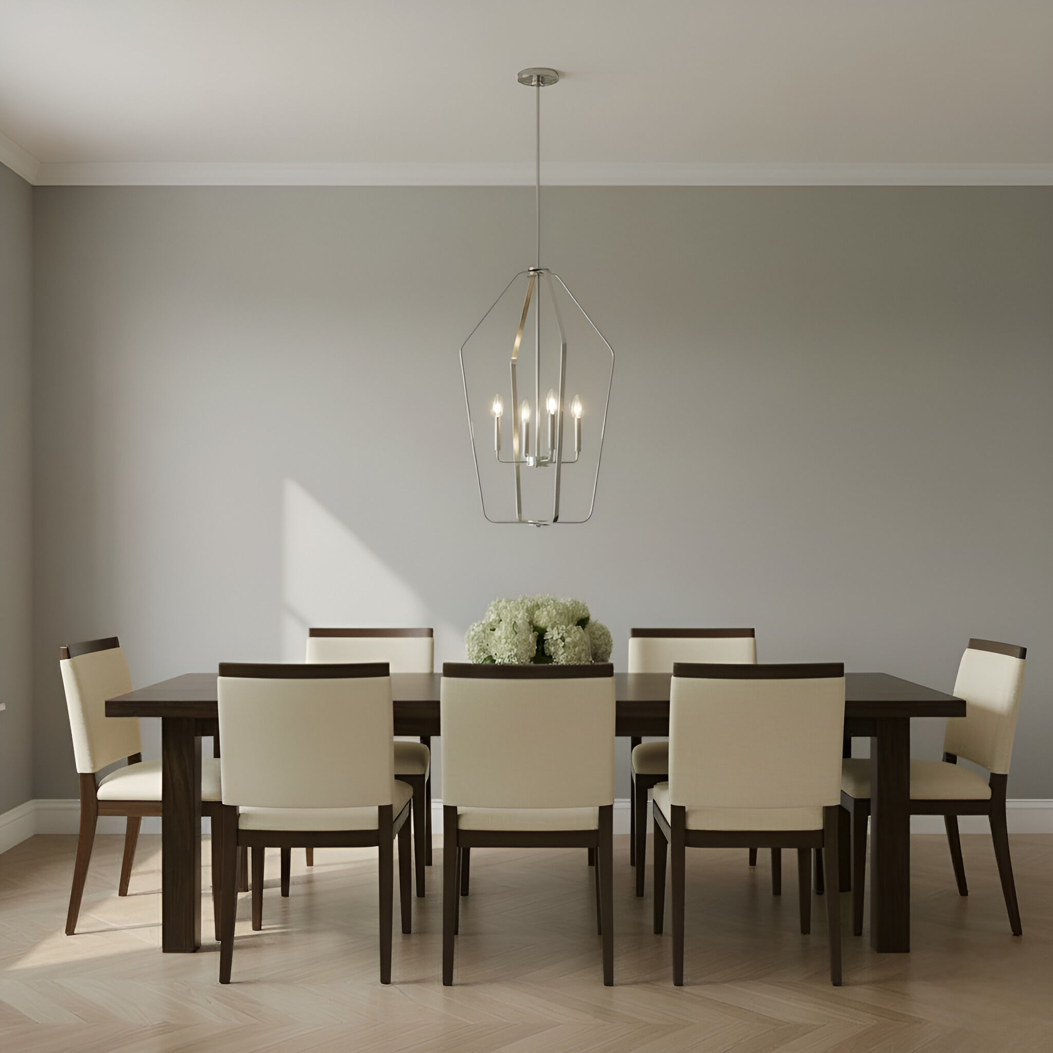 Kennan 4 Light 18.88 inch Brushed Nickel Chandelier Ceiling Light