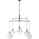 Sean Lavin Torian 6 Light 39.75 inch Aged Iron Chandelier Ceiling Light